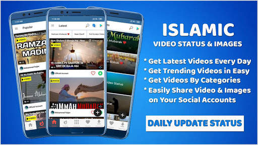 Islamic Video Status 2021 - Status Images & Quotes screenshot 1