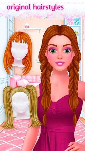 Fashion Girl Salon Makeover: Makeup & Dress up screenshot 1