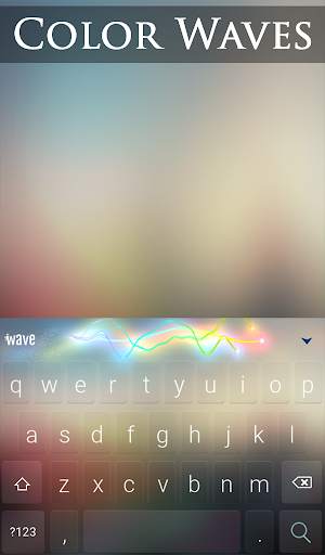 Color Waves Animated Keyboard  screenshot 2
