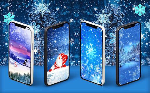 Snowflakes live wallpaper screenshot 1
