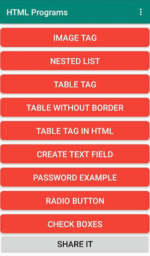 HTML Programs screenshot 4