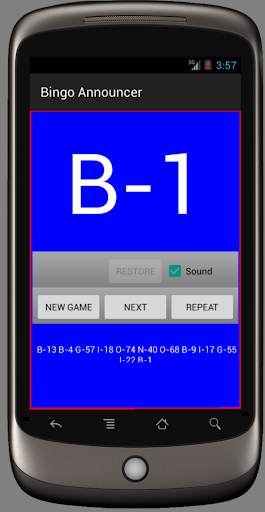 Bingo Announcer screenshot 1