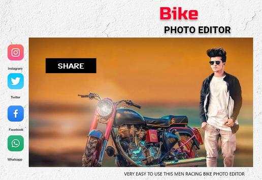 Girl and Boy Bike Photo Editor screenshot 5