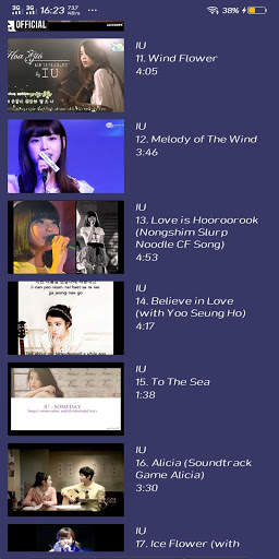 IU Music Video OST (Soundtrack) screenshot 2