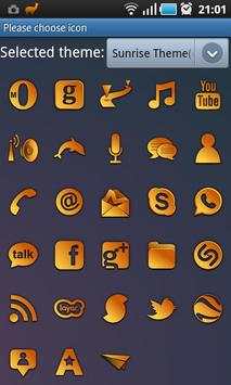 Sunrise GO Launcher Ex Theme 5 تصوير الشاشة