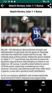 Latest Inter Milan News 24/7, Funny Football Game screenshot 3