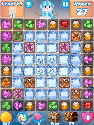 Snowman Swap - match 3 games and Christmas Games screenshot 12