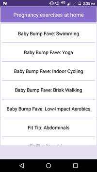 Pregnancy exercises at home screenshot 3