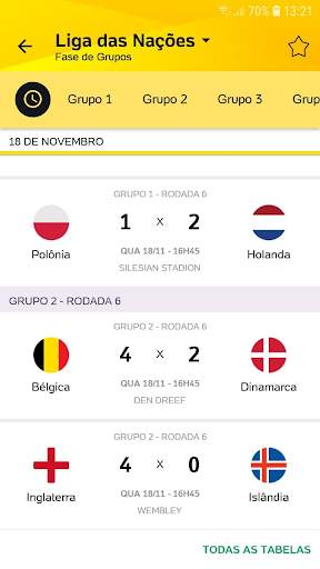 Placar UOL - Futebol em Tempo Real screenshot 5