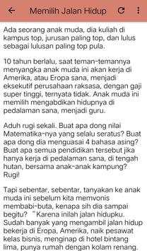 Kisah Motivasi Hidup screenshot 7