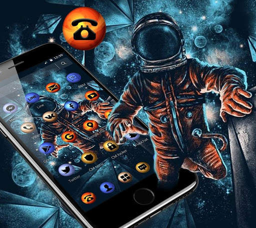 Space Universe Wandering Astronaut Theme screenshot 2