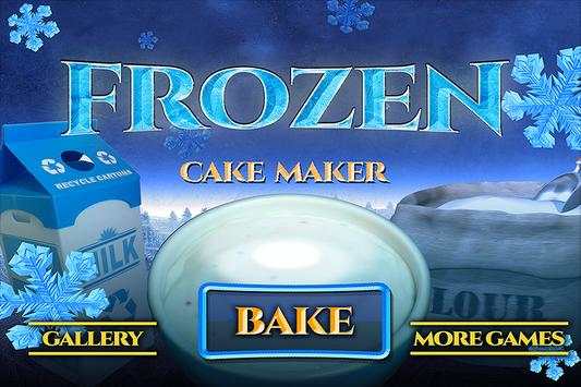 Winter Cake Maker Dessert - Frozen Candy Food Game screenshot 1