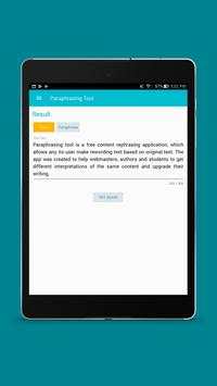 Paraphrasing Tool screenshot 3