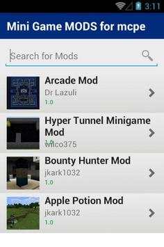 Mini Game MODS for mcpe स्क्रीनशॉट 2