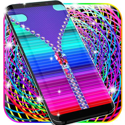 Colorful zip locker 7.6