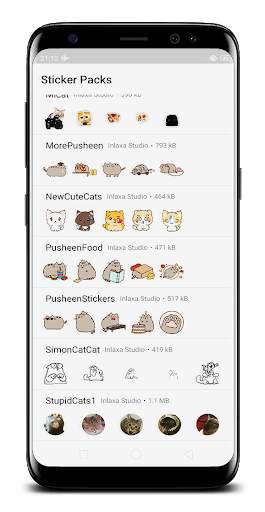 Cat Funny Sticker for WAStickerApps screenshot 2