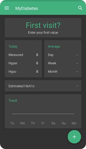 MyDiabetes - Blood Sugar Tracker/monitor app screenshot 2