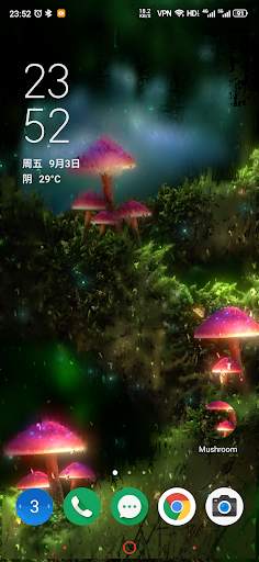 3D Mushroom  Live Wallpape HD screenshot 4