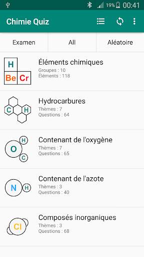 Chimie Quiz screenshot 1