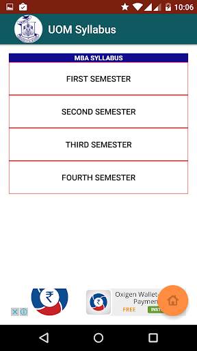 UOM MBA and MCOM Syllabus screenshot 7