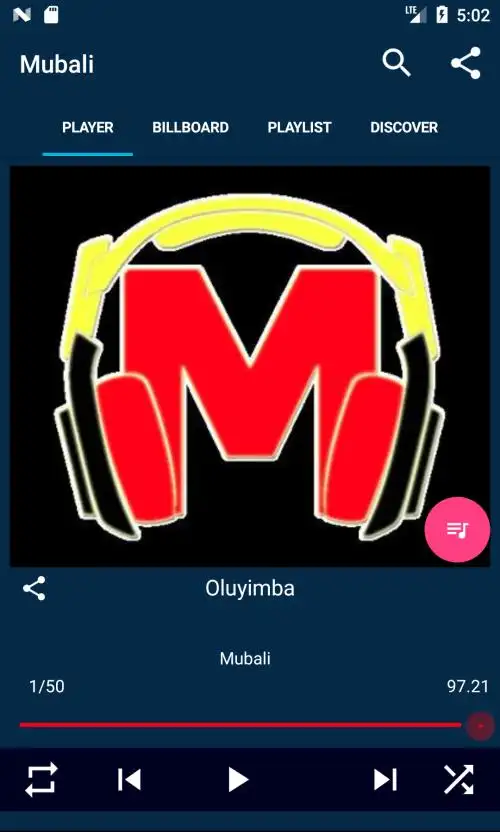 Mubali Music App screenshot 2
