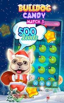 French Bulldog Candy Match 3 screenshot 2