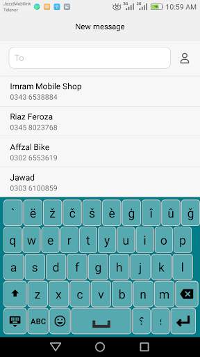 Tajik Keyboard Lite screenshot 5
