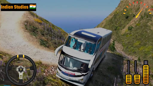 Indian Danger Bus Driving 2022 screenshot 3