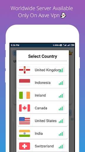 Aave VPN - Free & Unlimited Fast VPN screenshot 2