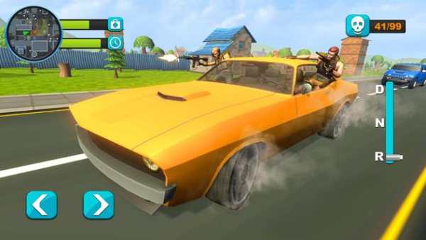 Auto Battle Royale Battleground Car Shooting Game screenshot 1
