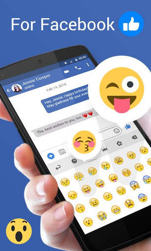 GO Keyboard Theme For Face App screenshot 4