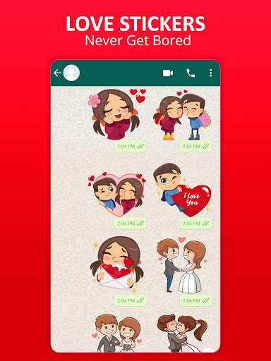 My WA Love Stickers App: Free Love Stickers screenshot 1