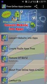 Free Online Apps Creator screenshot 1