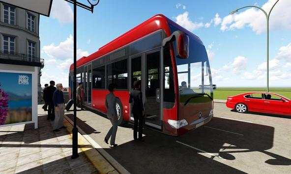 Real Coach Bus Simulator 17 - Mini Bus Driving 3D screenshot 1