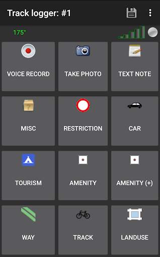 OSMTracker for Android™ screenshot 2