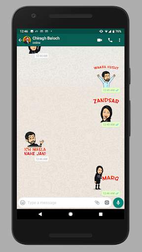Balochi Stickers screenshot 5