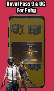 Win Royal Pass 9 & UC For Pubg screenshot 4