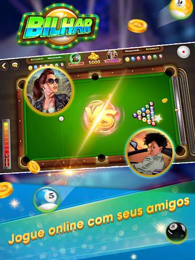 Bilhar - Bilhar bola 8 - Bilhar com jogo de cartas screenshot 16