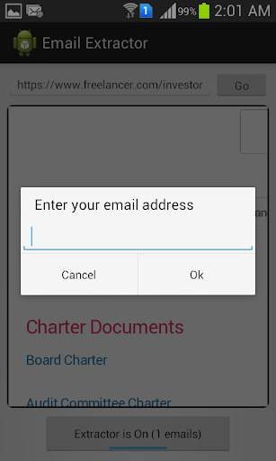 Extract Email Address screenshot 3