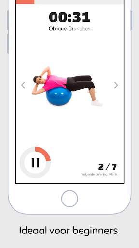 Swiss Ball Training - Fitnessbal oefeningen thuis screenshot 5