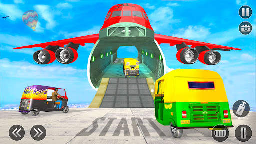 Rickshaw Racing Games-3D Games screenshot 3