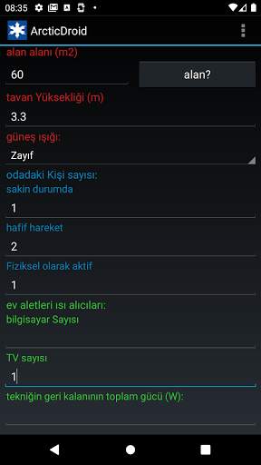 Klima gücü hesaplama screenshot 1