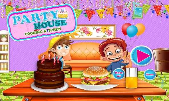 Party House Cooking Kitchen - Crazy Chef Game screenshot 4