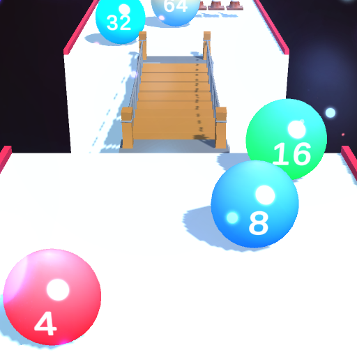 Color Bump Ball 2048 - 3D Merge Run иконка