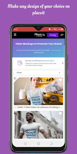 Placeit:mockups,logos&video design screenshot 2