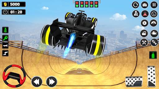 Formula Car Racing: Car Stunt screenshot 2