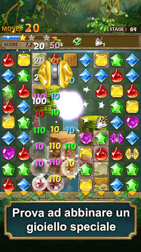 Jewels Jungle : Match 3 Puzzle screenshot 1