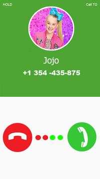 Fack Call From jojo siwa prank screenshot 2