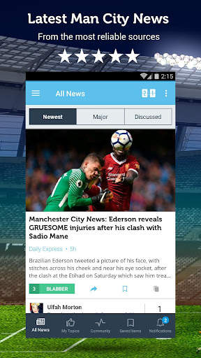 Unofficial Man City News screenshot 1