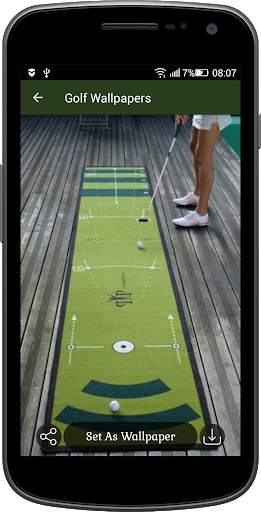 Golf Wallpapers 3 تصوير الشاشة